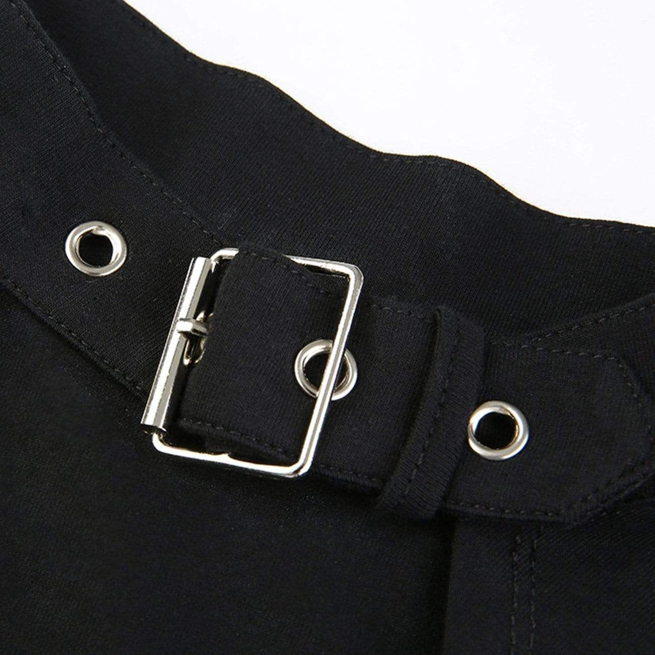 Metal Circle Hollow Out Long-sleeved T-shirt sold by Yugen Theory product image thumbnail 4