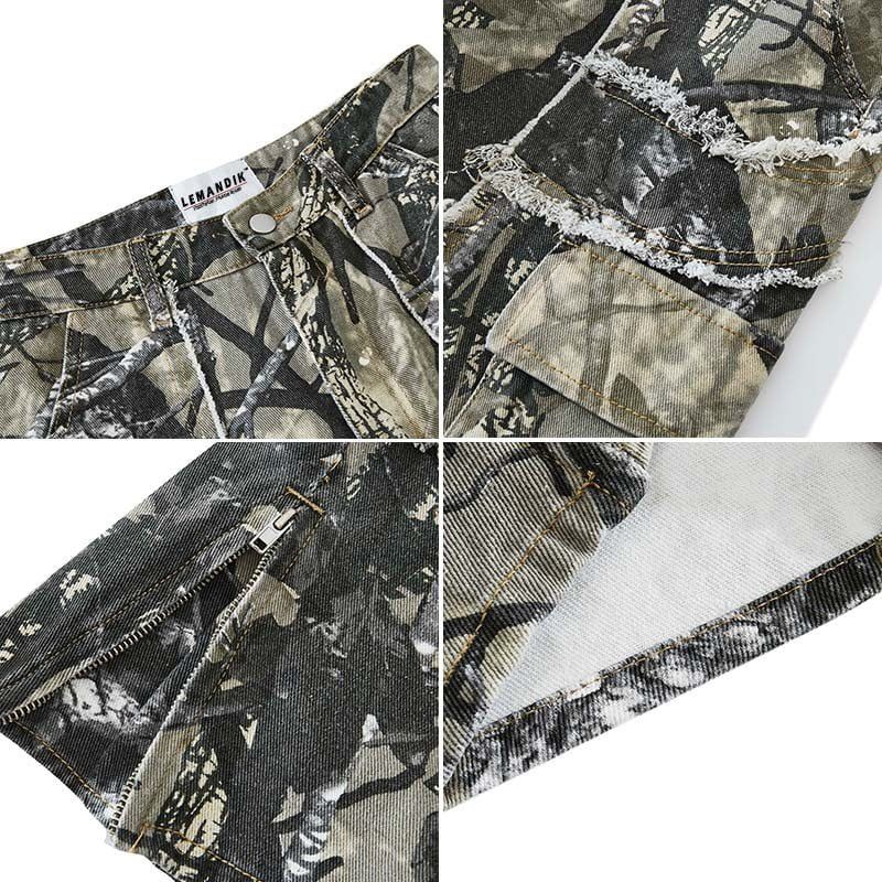 Camouflage Cargo Pants Multi Pockets sold by Yugen Theory product image thumbnail 4