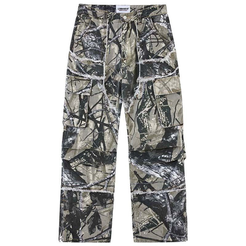 Camouflage Cargo Pants Multi Pockets sold by Yugen Theory