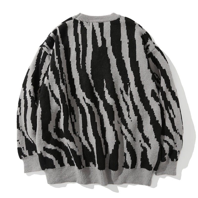 Casual Sweater Zebra Patterned sold by Yugen Theory product image thumbnail 4
