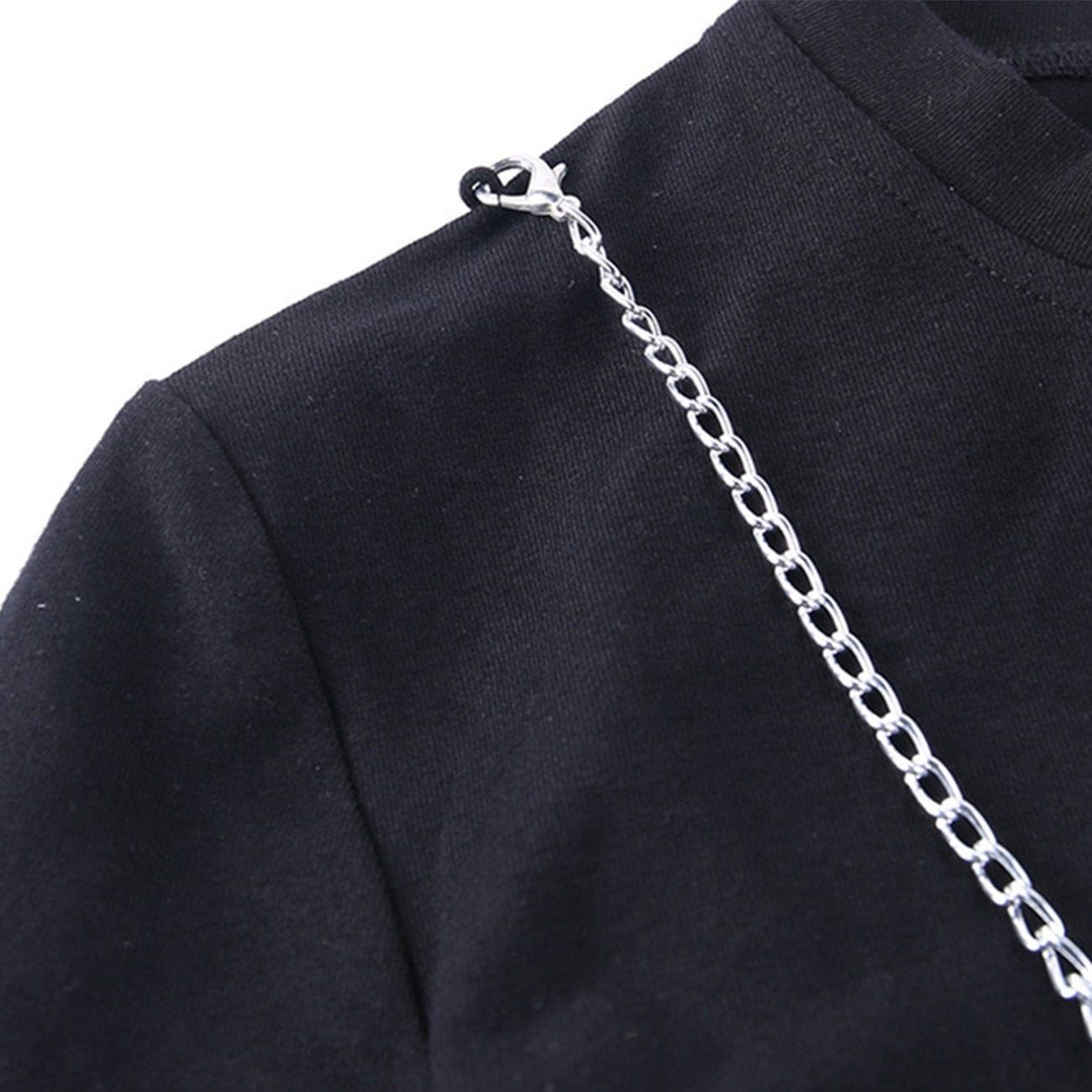 Chain Accessories Long Sleeve T Shirt sold by Yugen Theory product image thumbnail 3