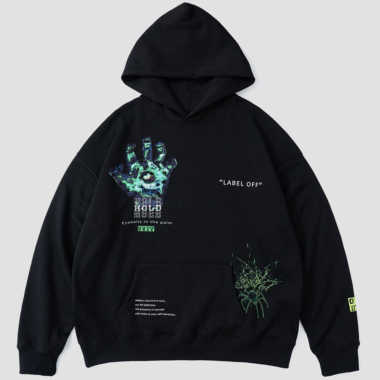 Spider Venom Palm Print Hoodie sold by Yugen Theory