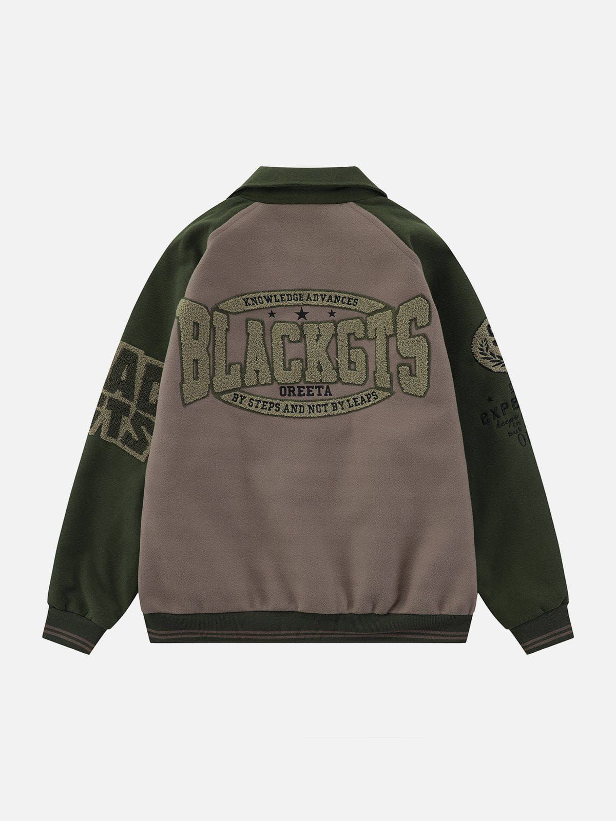 Vintage Polo Collar Varsity Jacket sold by Yugen Theory product image thumbnail 2