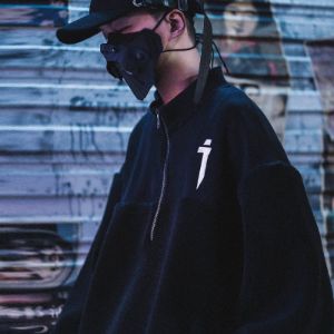 Stand-up Collar Sweatshirt sold by Yugen Theory