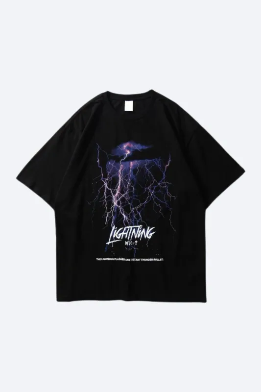 Thunder Lightning T-Shirt sold by Yugen Theory