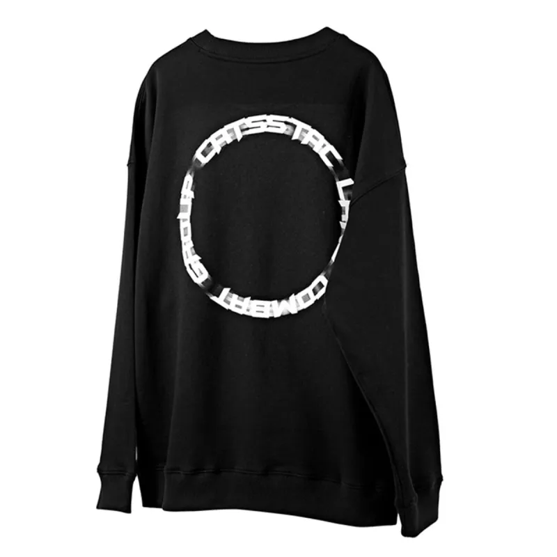Letter Print Sweatshirt sold by Yugen Theory