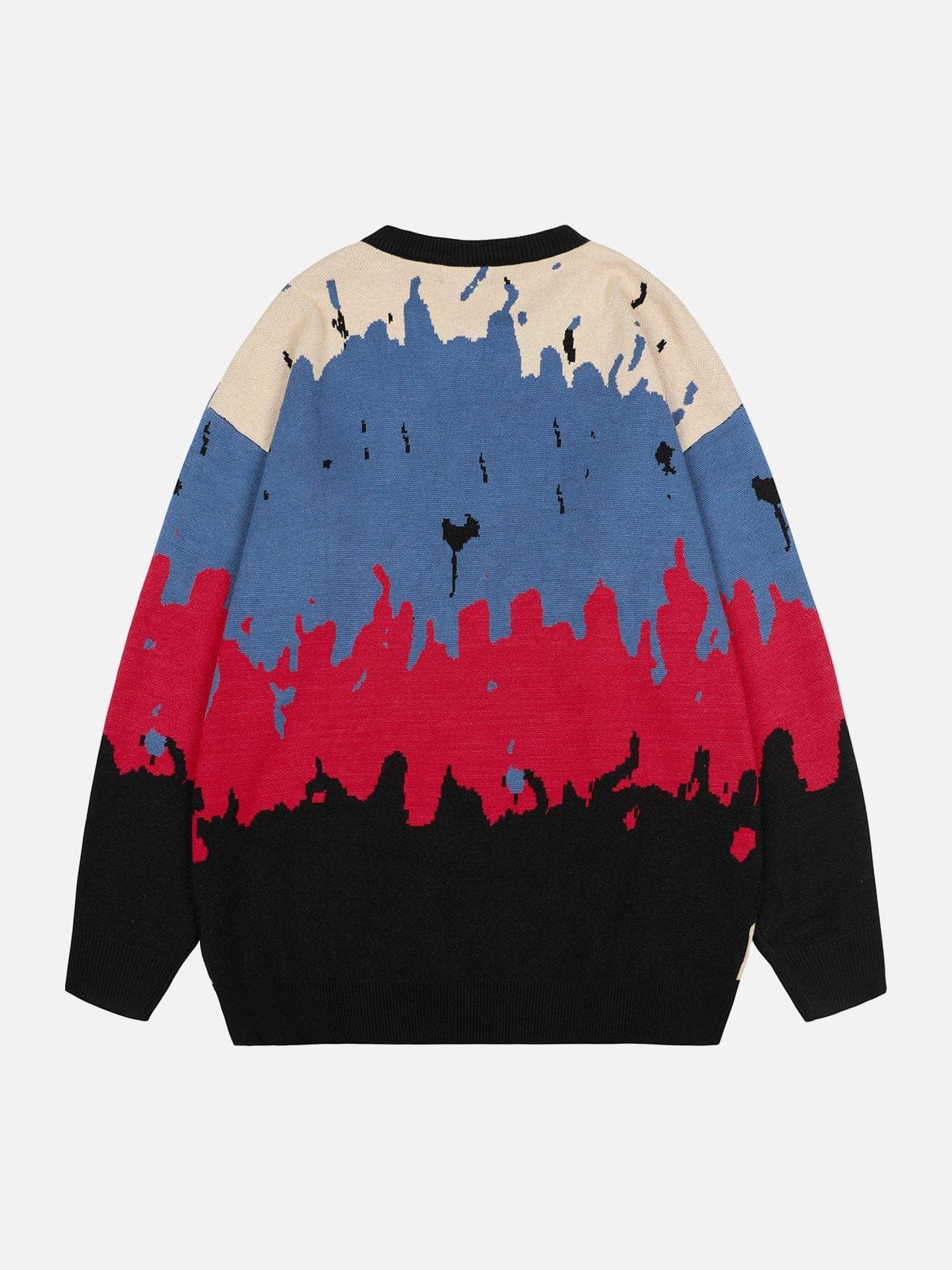 Bloody Characters Print Sweater sold by Yugen Theory product image thumbnail 2