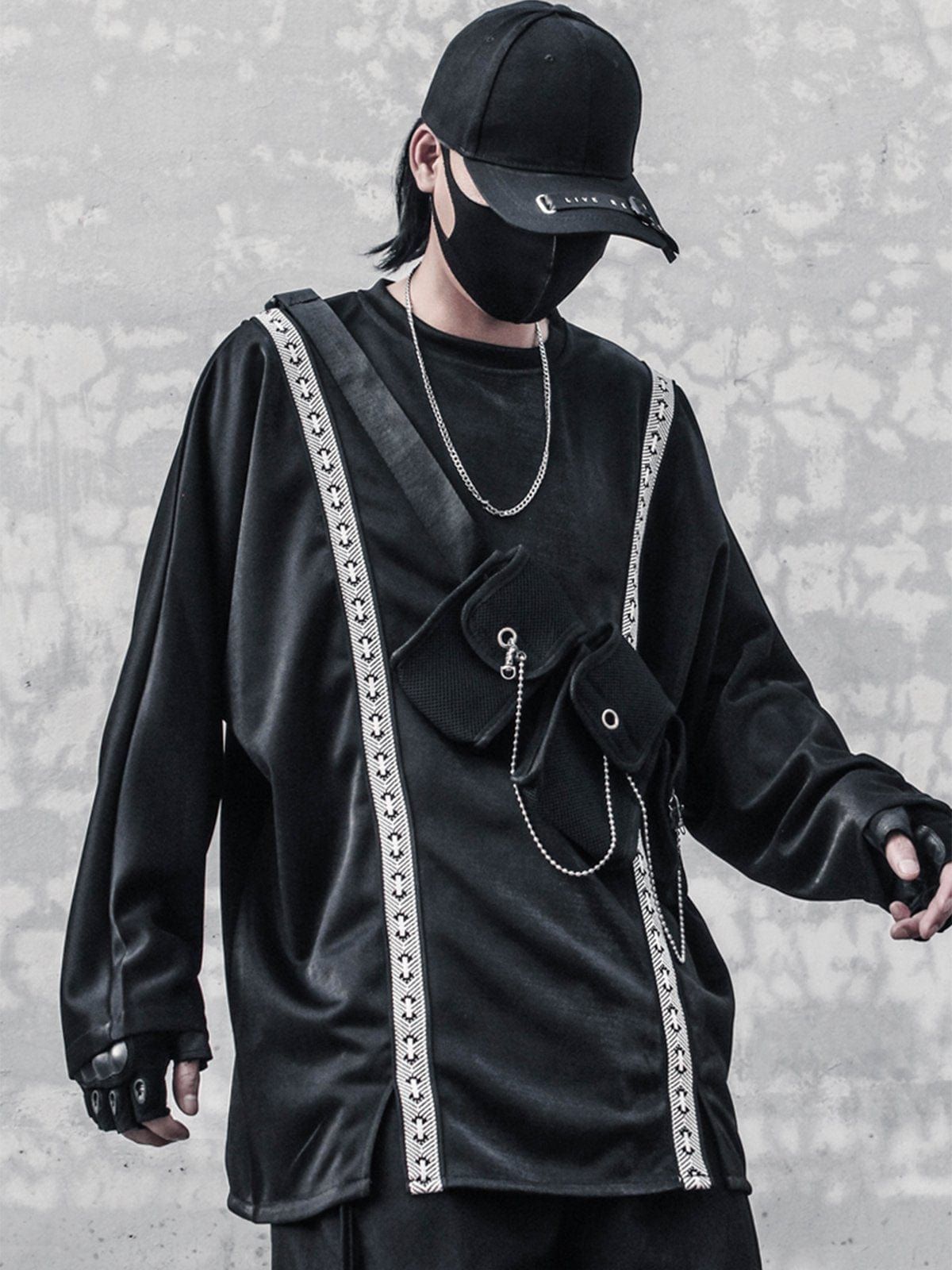 Patchwork Ribbon Sweatshirt sold by Yugen Theory product image thumbnail 5