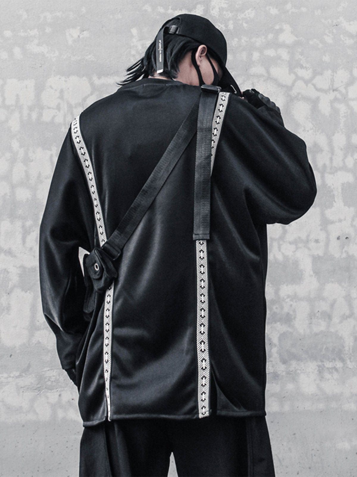 Patchwork Ribbon Sweatshirt sold by Yugen Theory product image thumbnail 2