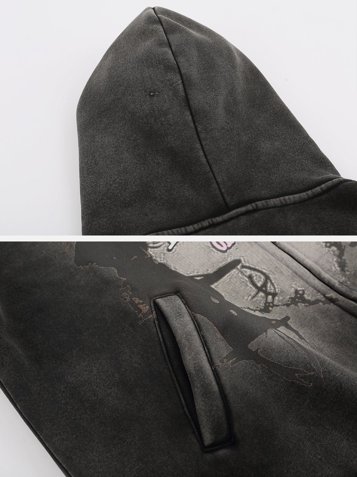 Human Shadow Washed Hoodie sold by Yugen Theory product image thumbnail 5