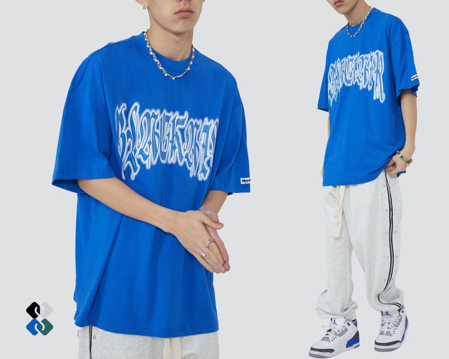 BLACK AIR Gothic Logo T-Shirt sold by Yugen Theory product image thumbnail 5