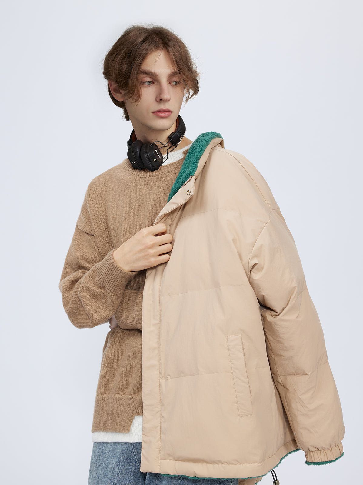 Reversible Sherpa Down Coat sold by Yugen Theory product image thumbnail 4