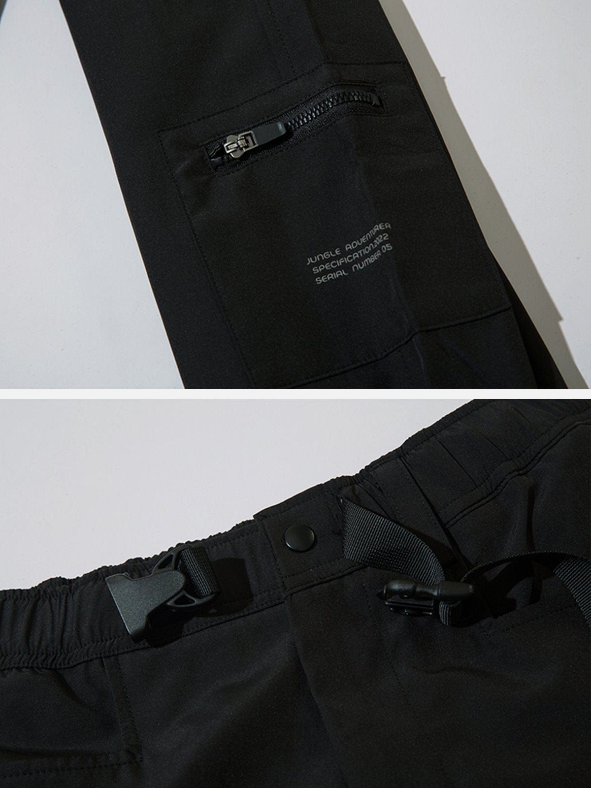 Drawstring Waist Cargo Pants sold by Yugen Theory product image thumbnail 5