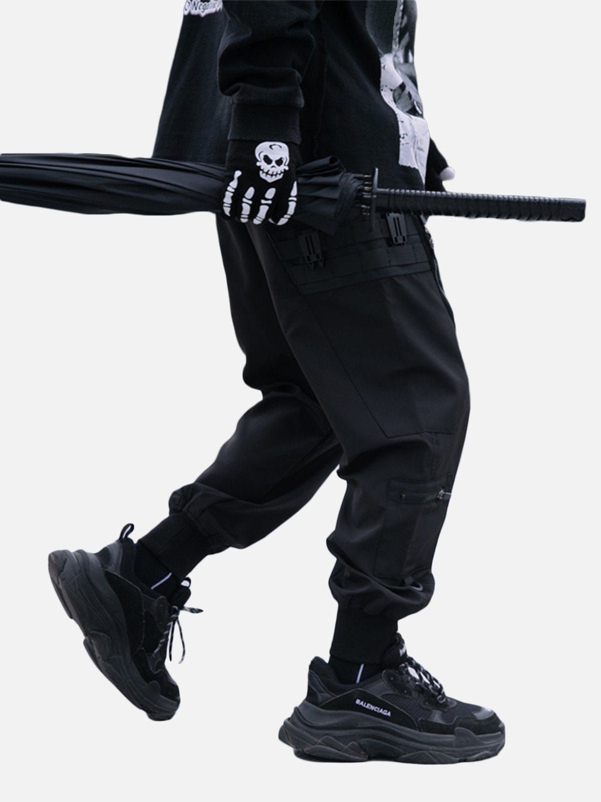 Drawstring Waist Cargo Pants sold by Yugen Theory product image thumbnail 2