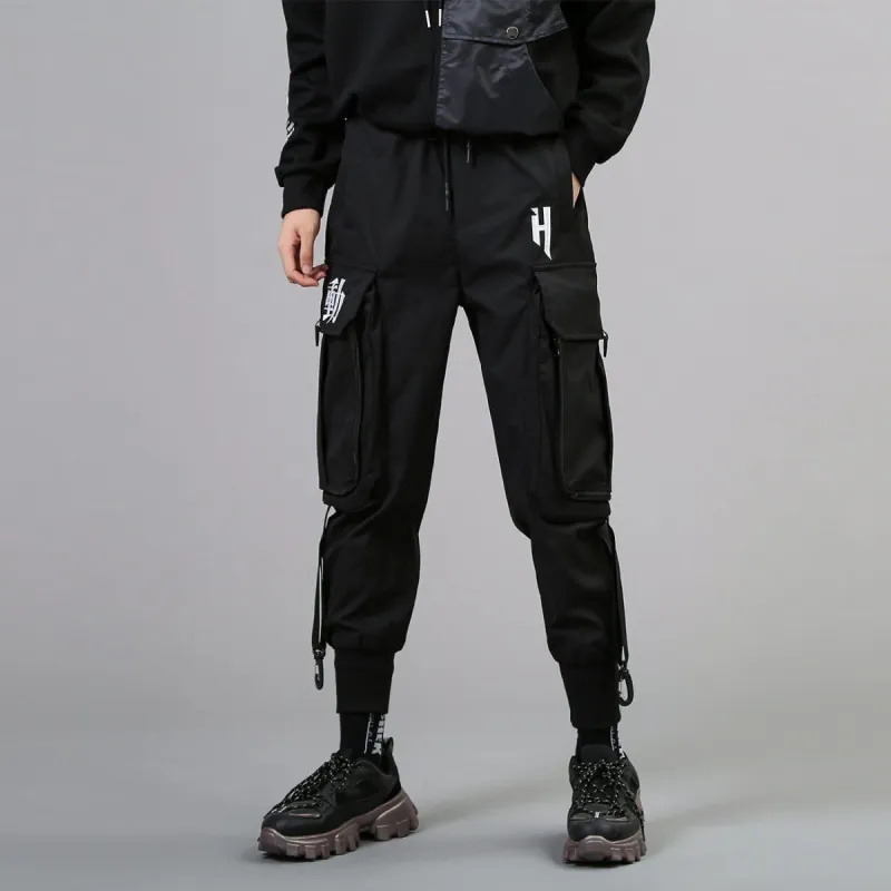 Dark Functional Big Pockets Cargo Pants sold by Yugen Theory