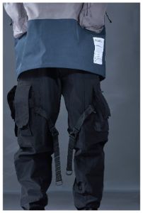 Ribbon Function Multi Pockets Pants sold by Yugen Theory