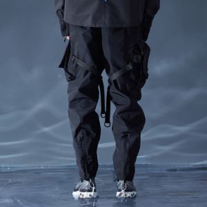 Ribbon Function Multi Pockets Pants sold by Yugen Theory