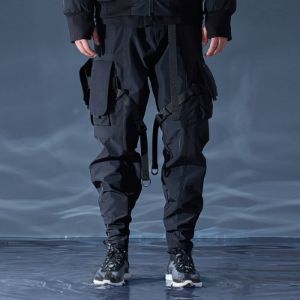 Ribbon Function Multi Pockets Pants sold by Yugen Theory