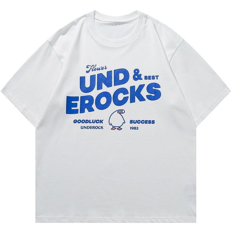 Casual T-shirt Crooked Neck Duck sold by Yugen Theory