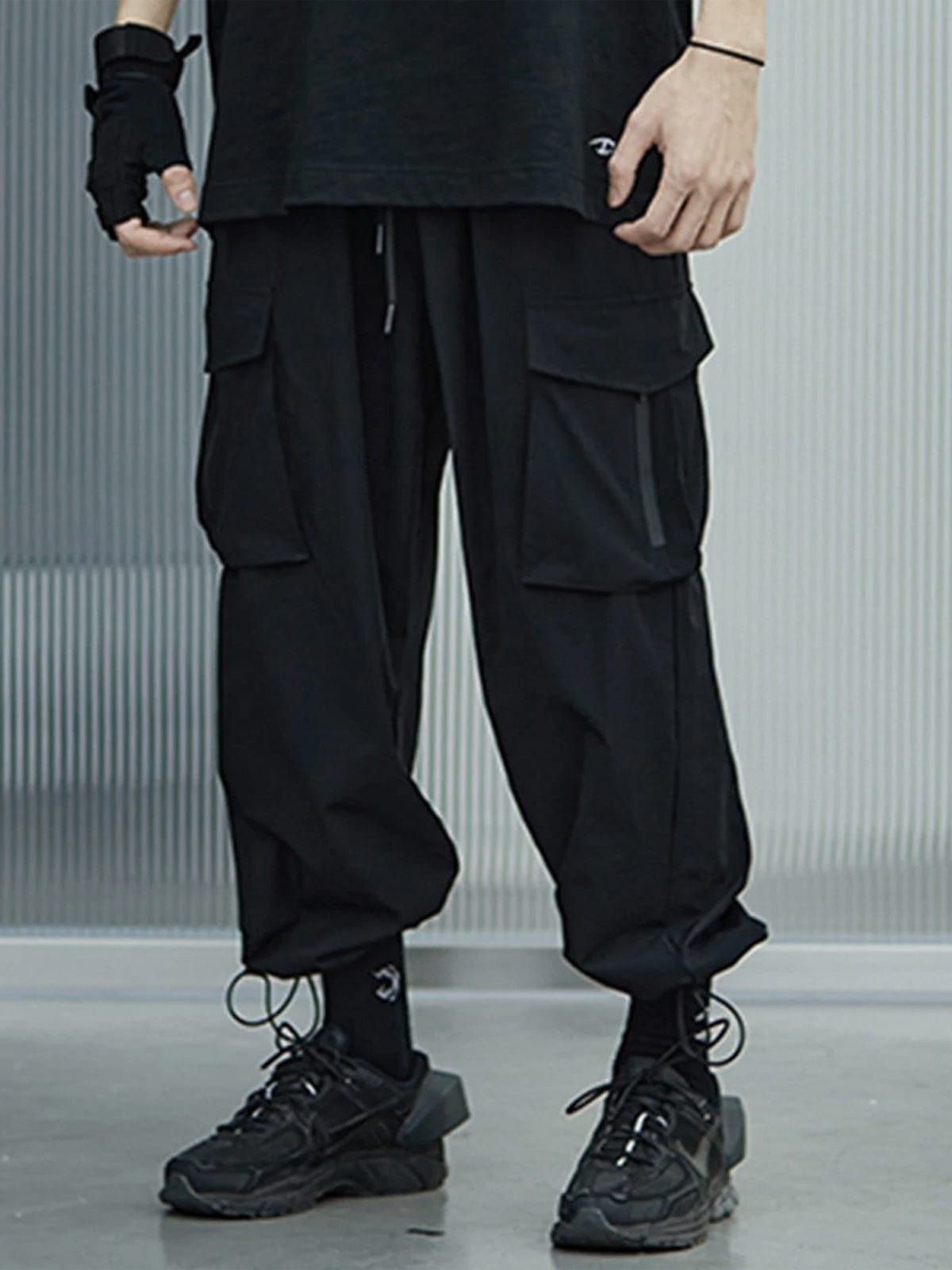 Multi Pockets Drawstring Cargo Pants sold by Yugen Theory product image thumbnail 2