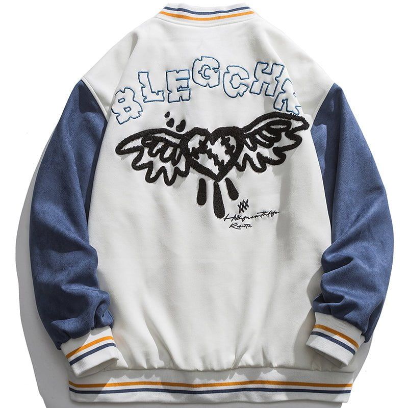 Varsity Jacket Rain Embroidered sold by Yugen Theory product image thumbnail 3