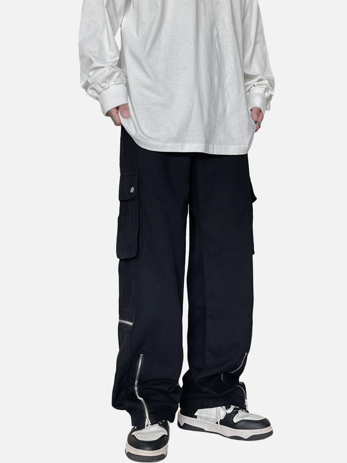 Pocket Zip Up Cargo Pants sold by Yugen Theory product image thumbnail 5