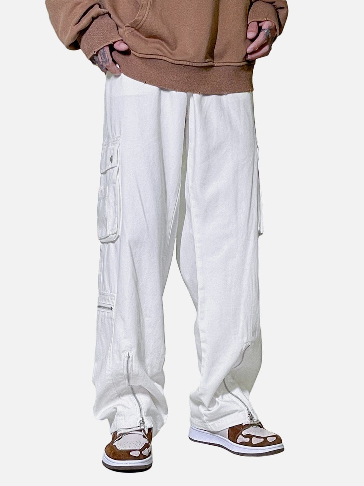 Pocket Zip Up Cargo Pants sold by Yugen Theory