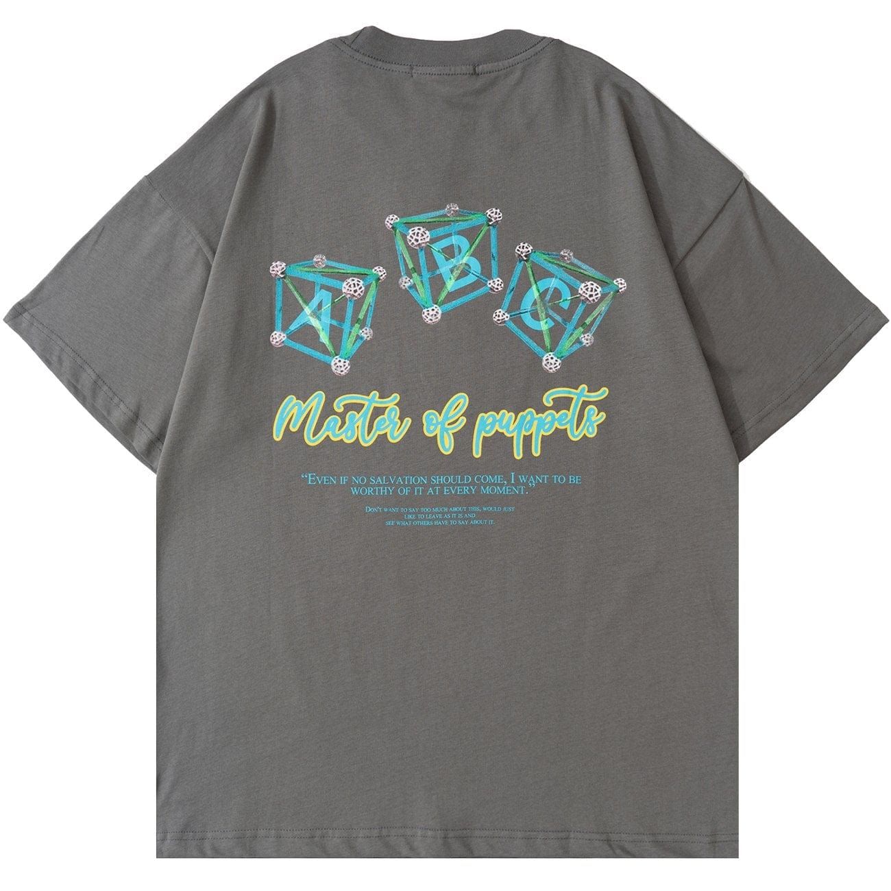 Cube Cotton Graphic T-Shirt sold by Yugen Theory product image thumbnail 4
