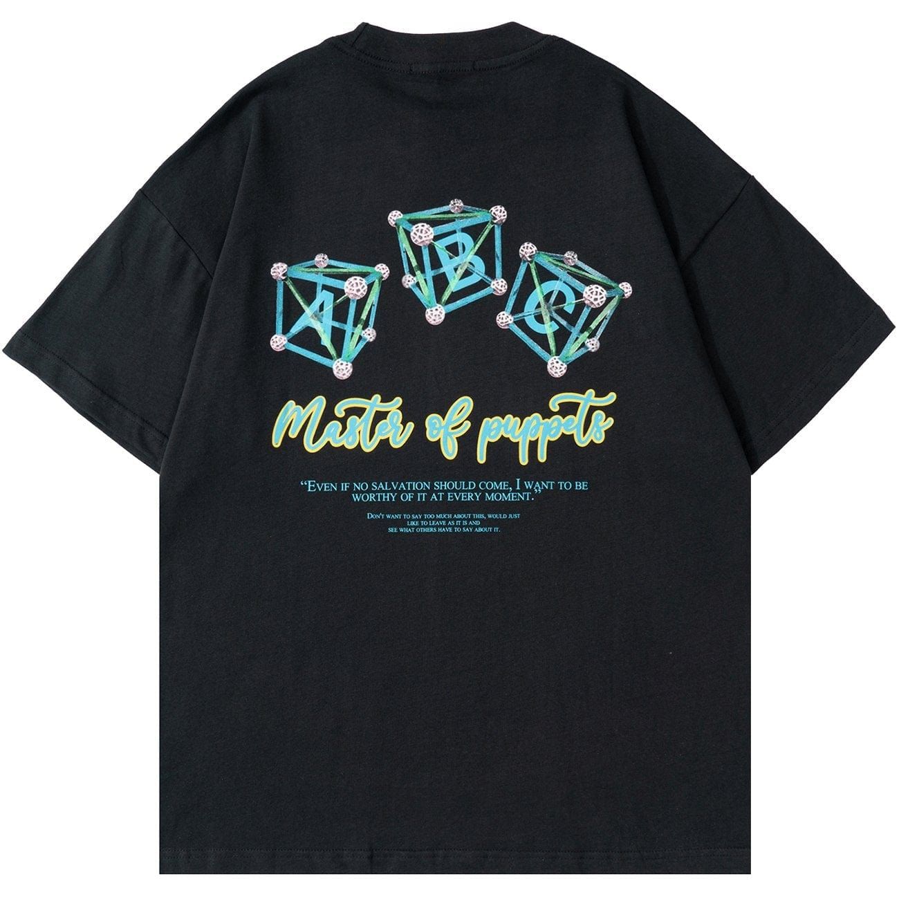 Cube Cotton Graphic T-Shirt sold by Yugen Theory product image thumbnail 2