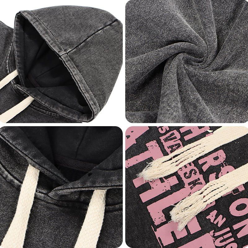 Vintage Washed Hoodie Bikini Kill sold by Yugen Theory product image thumbnail 3