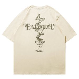 Retro T-shirt Chrome Heart sold by Yugen Theory