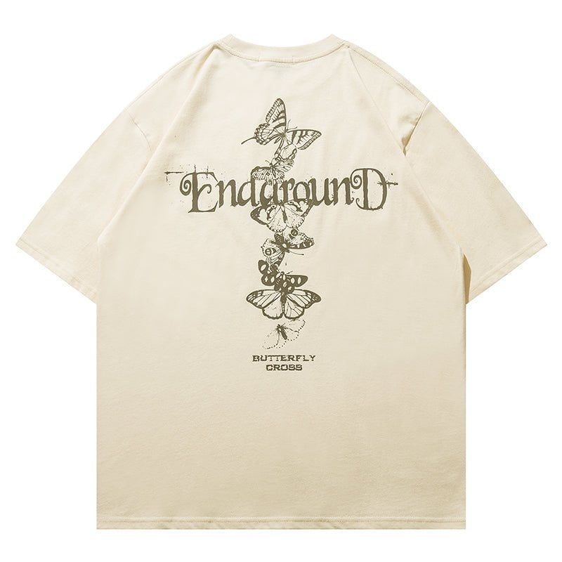 Retro T-shirt Chrome Heart sold by Yugen Theory product image thumbnail 4