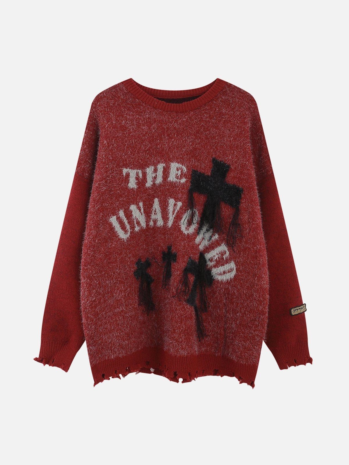 Tassel Crucifix Sweater sold by Yugen Theory product image thumbnail 3