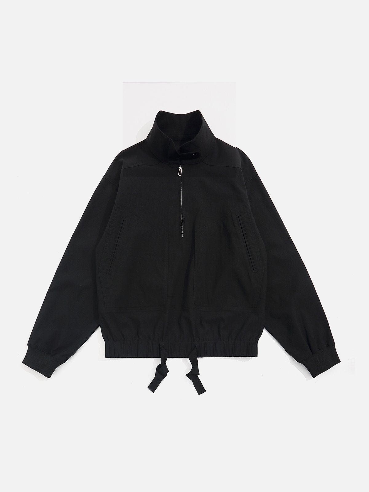 Half Zipper Drawstring Sweatshirt sold by Yugen Theory product image thumbnail 4