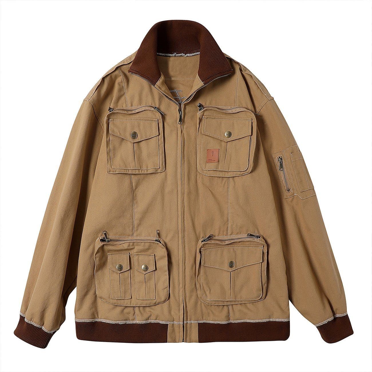 Multiple Zipper Pockets Jacket sold by Yugen Theory product image thumbnail 5