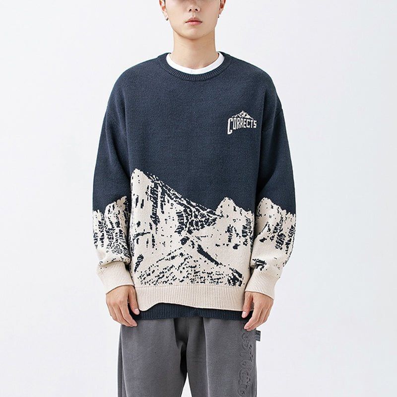 Fall Jacquard Sweater Mountain sold by Yugen Theory product image thumbnail 4