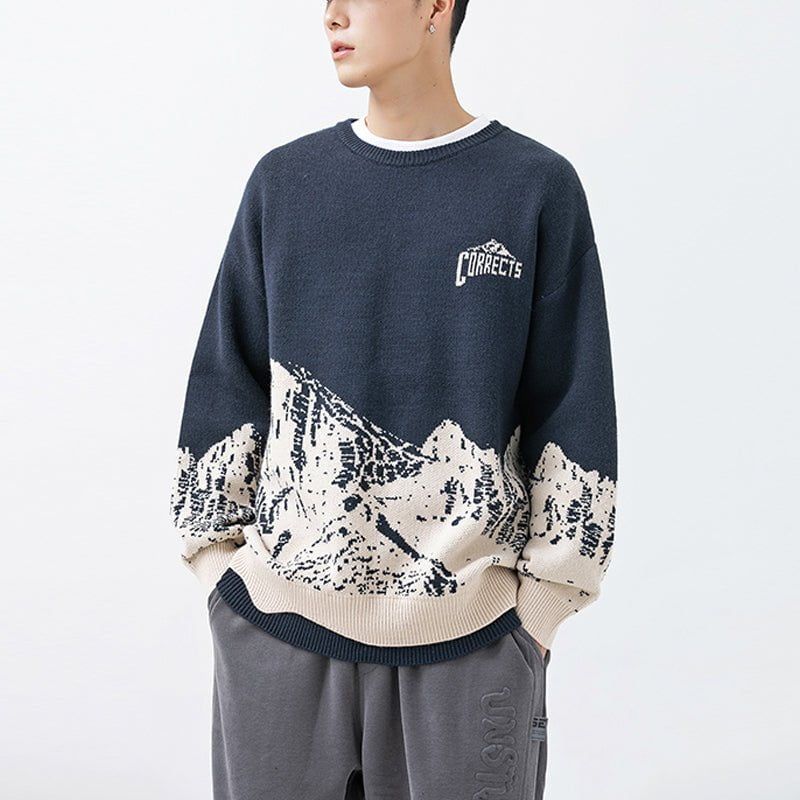 Fall Jacquard Sweater Mountain sold by Yugen Theory product image thumbnail 5