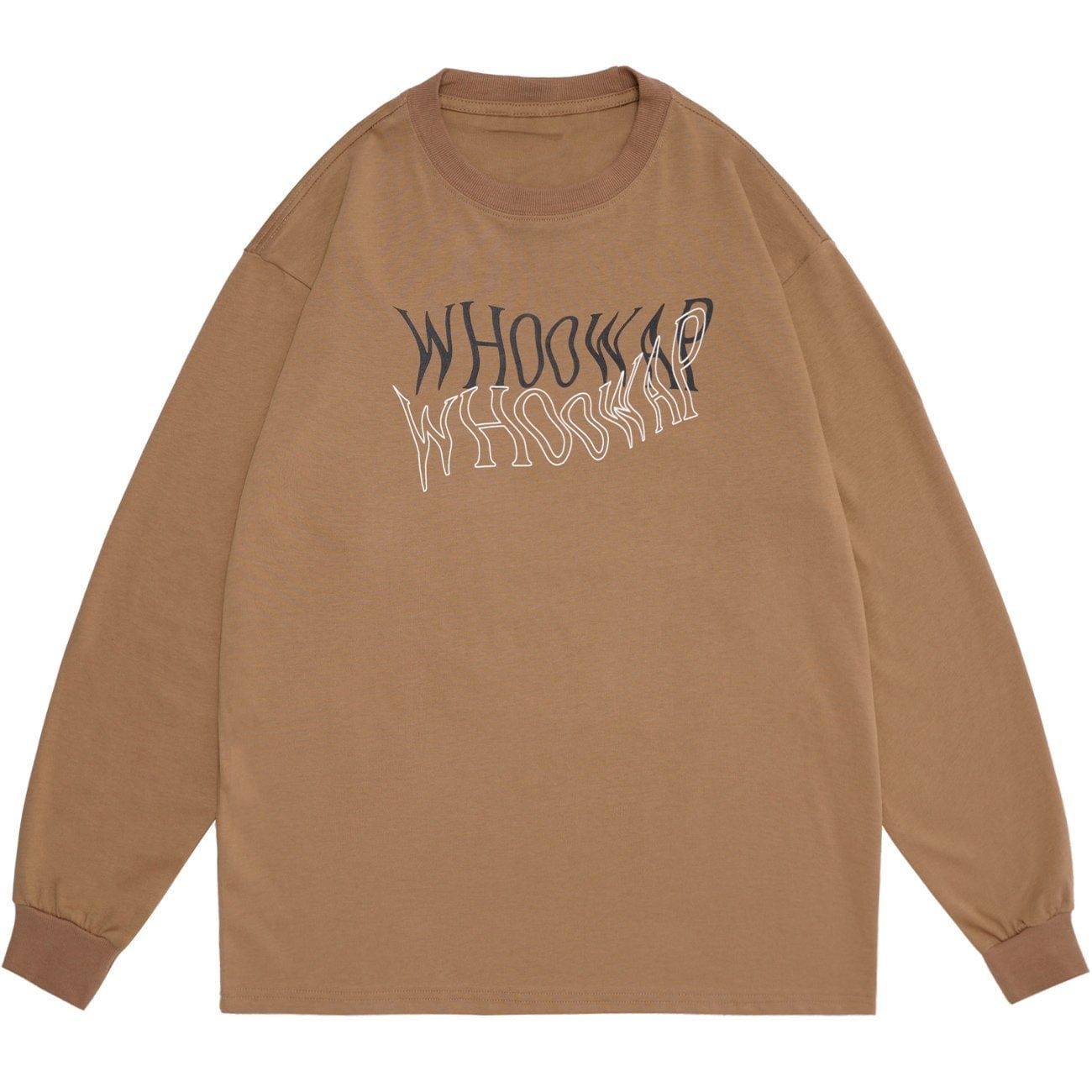 Irregular Letters Cotton Sweatshirt sold by Yugen Theory product image thumbnail 4