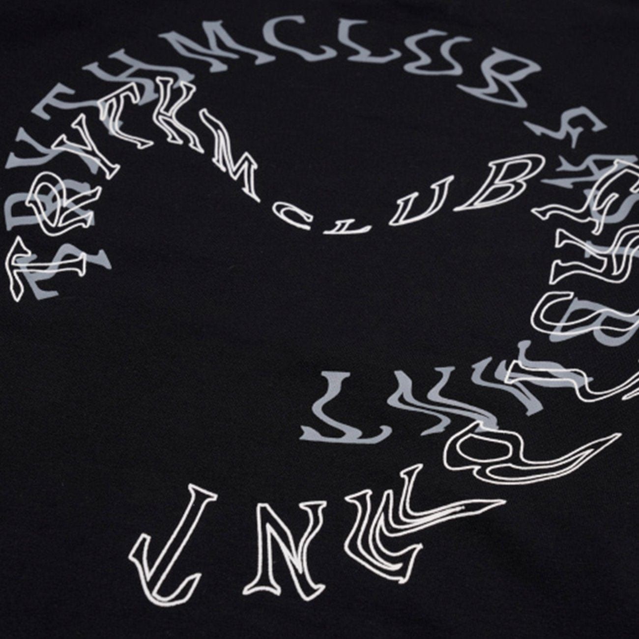 Irregular Letters Cotton Sweatshirt sold by Yugen Theory product image thumbnail 5