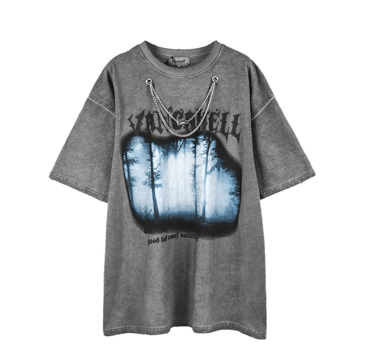 VANCARHELL Gothic Chain T-Shirt sold by Yugen Theory product image thumbnail 2
