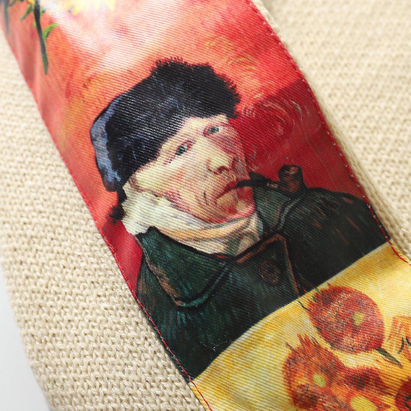 Apricot Knitted Sweater Van Gogh sold by Yugen Theory product image thumbnail 5