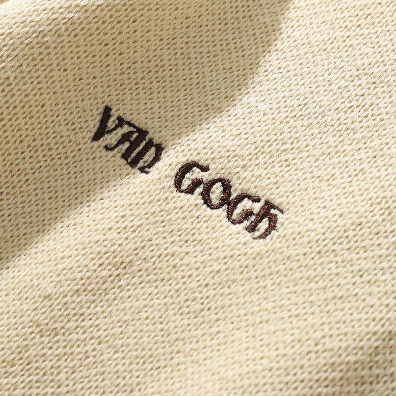 Apricot Knitted Sweater Van Gogh sold by Yugen Theory product image thumbnail 4