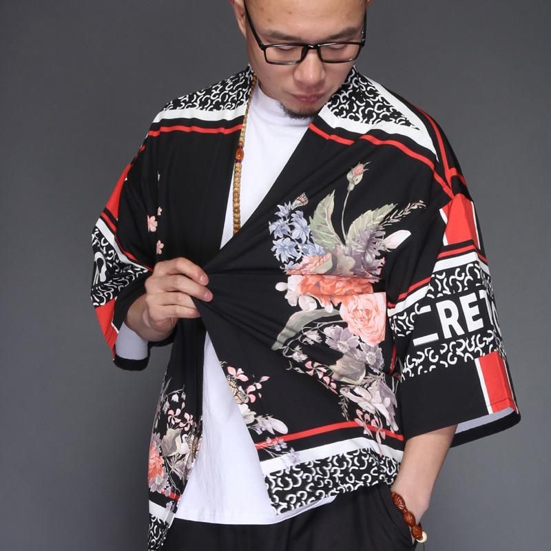 Cards Kimono Cardigan Shirt sold by Yugen Theory product image thumbnail 5
