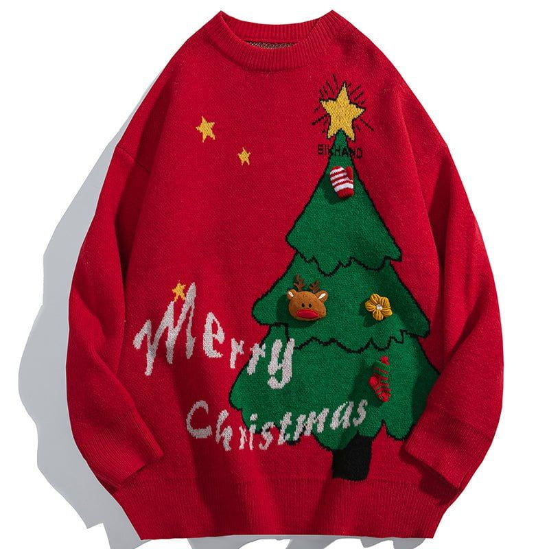 Oversize Sweater Christmas Tree sold by Yugen Theory