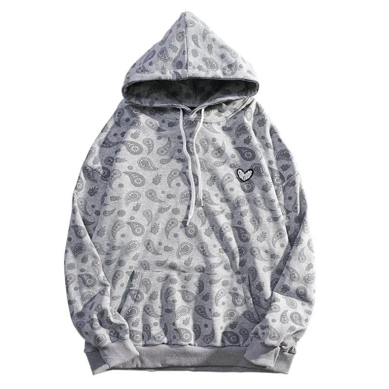 Paisley Hoodie Hip Hop Style sold by Yugen Theory