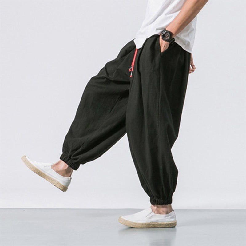 Black Japanese Joggers Japanese Pants sold by Yugen Theory product image thumbnail 2