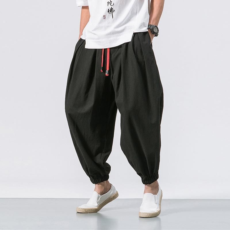 Black Japanese Joggers Japanese Pants sold by Yugen Theory product image thumbnail 3