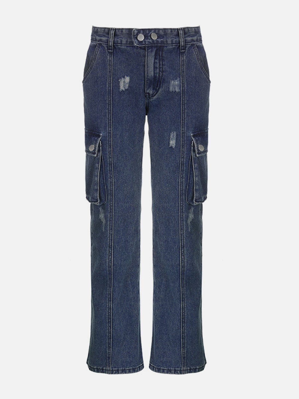 Ripped Flare Jeans sold by Yugen Theory