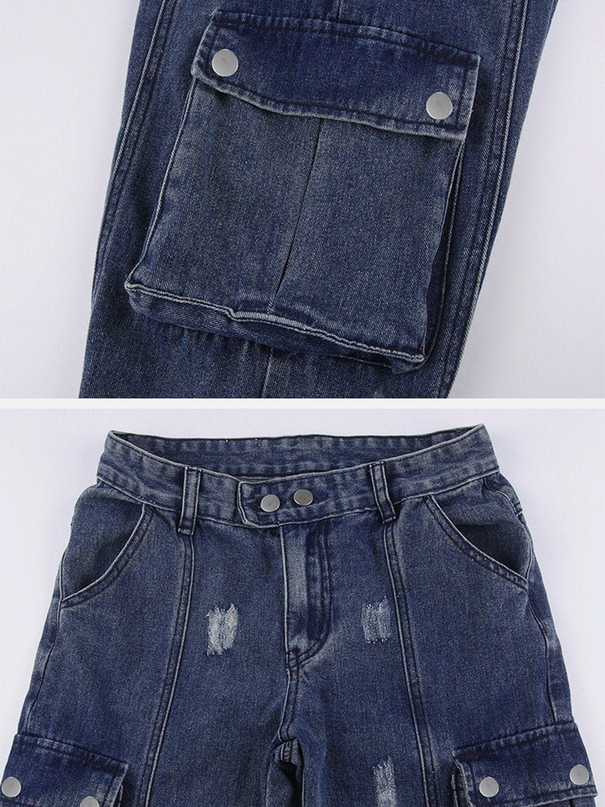 Ripped Flare Jeans sold by Yugen Theory product image thumbnail 5