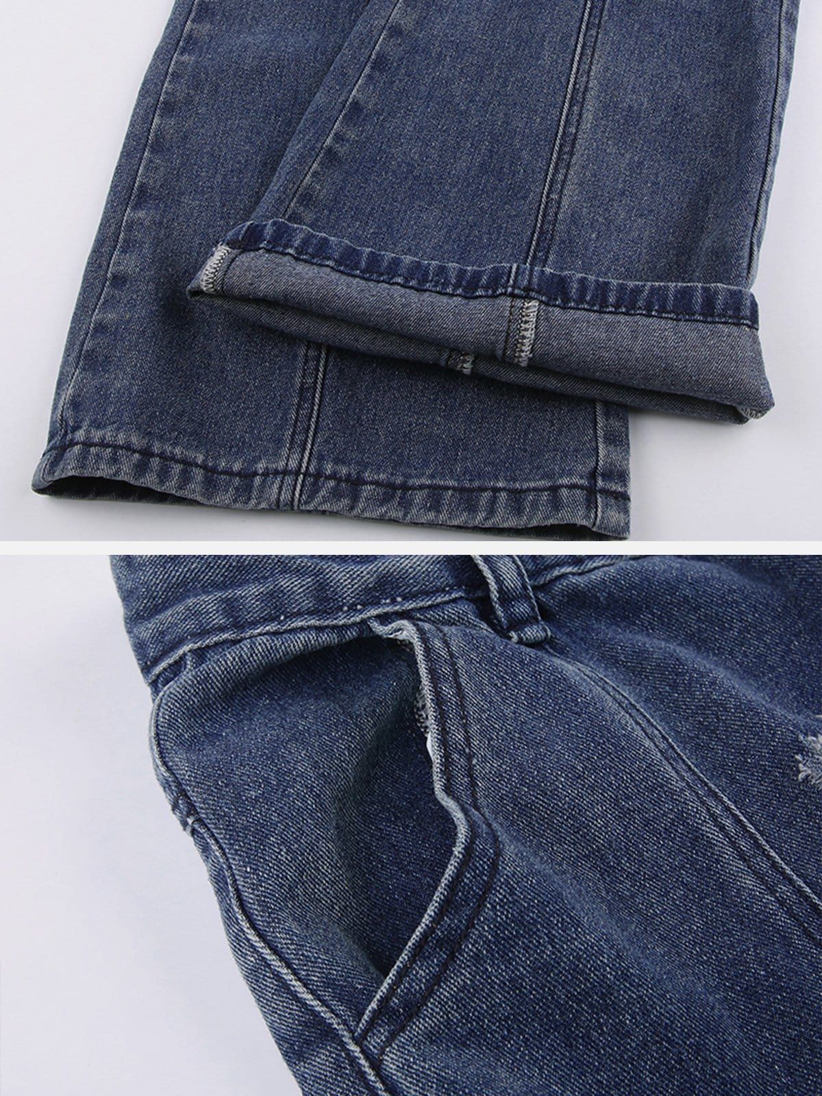 Ripped Flare Jeans sold by Yugen Theory product image thumbnail 4